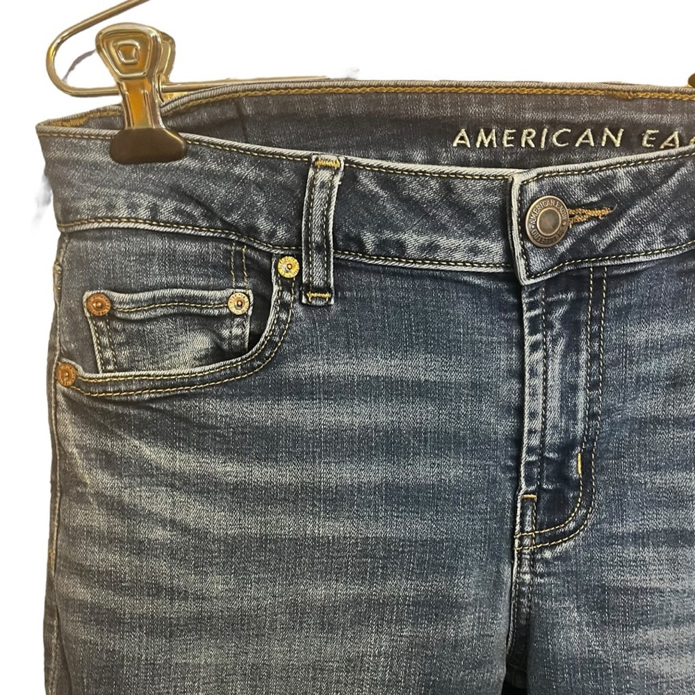 Women's American Eagle Favourite Boyfriend Jeans, 8, Blue Denim - Picture 5 of 16